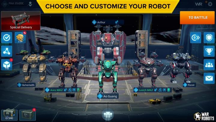 war robots mod apk unlimited everything